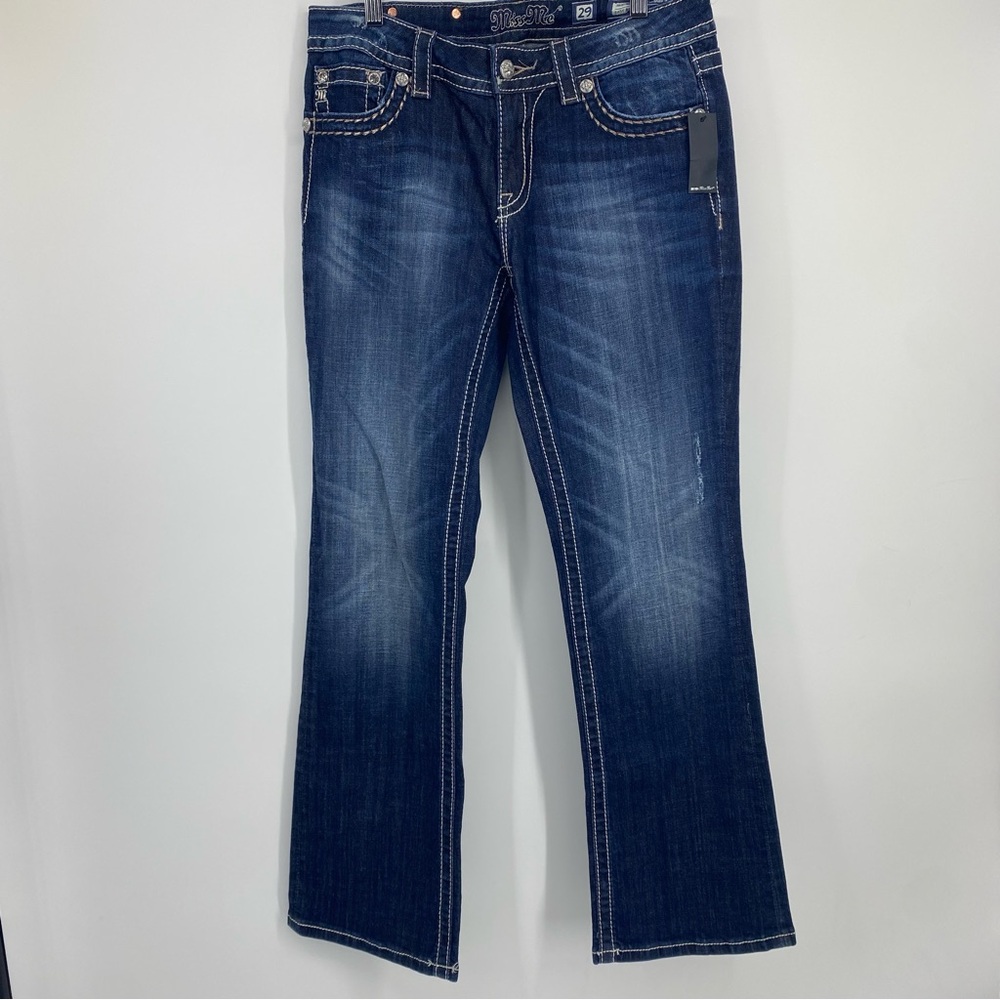 Miss Me Dark Blue Bootcut Jeans Size 29